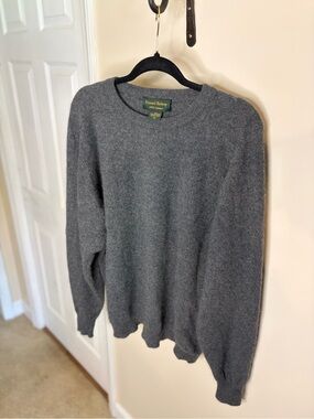 Daniel Bishop Men's Gray 100% Cashmere Sweater #1298